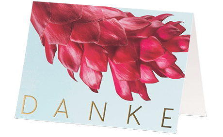 Grußkarte „Danke“