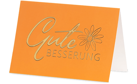 Grußkarte "Gute Besserung"