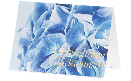Grußkarte „Herzlichen Glückwunsch“