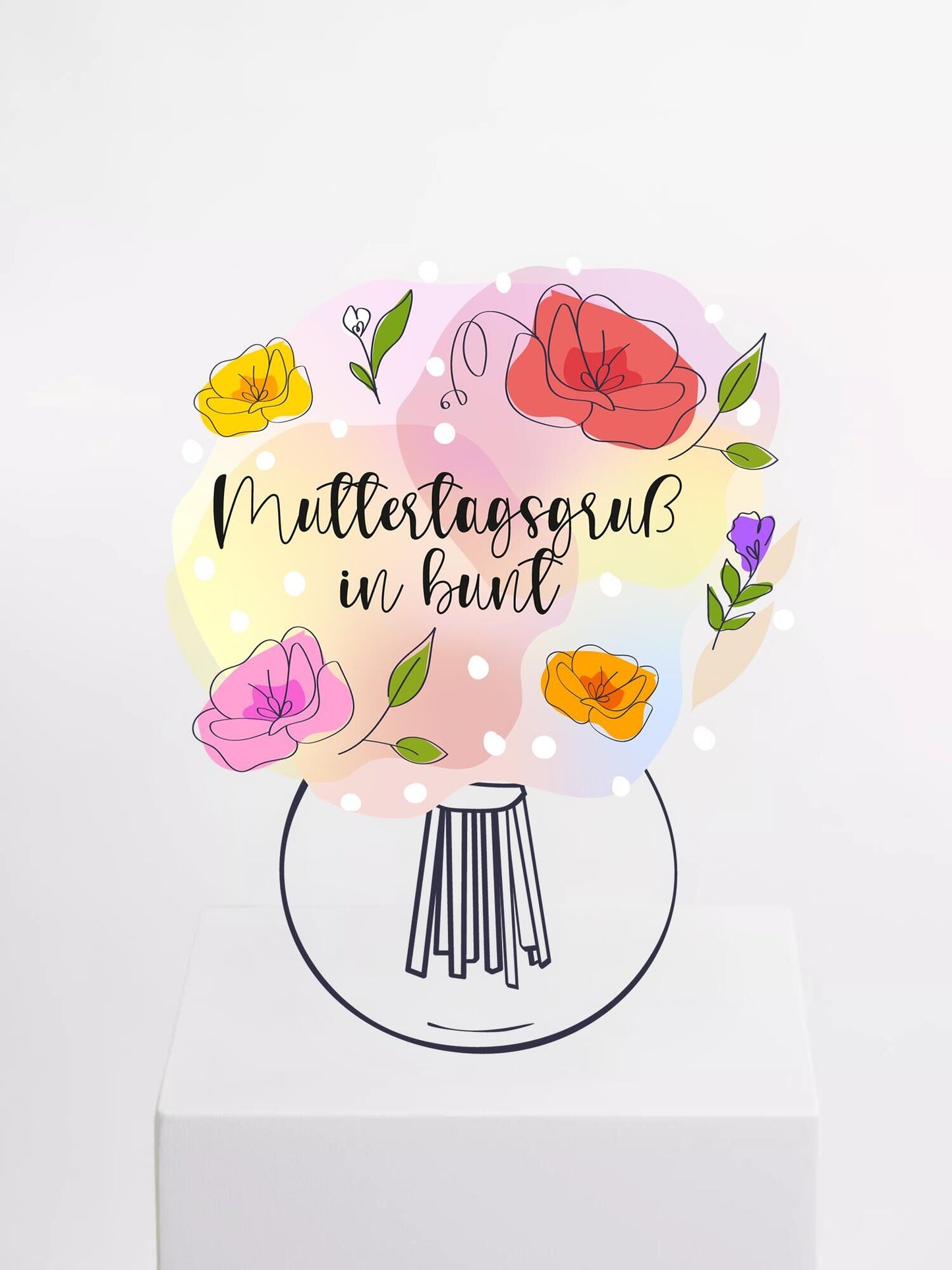 Bunter Muttertagsgruß