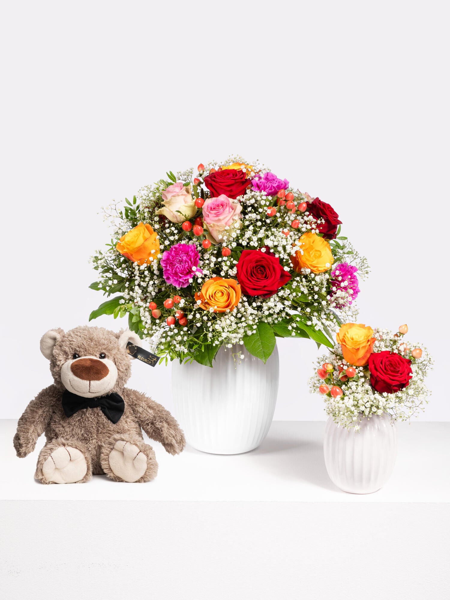 Mutter‑Kind‑Strauß mit Teddy "Felix" - Ansicht 2