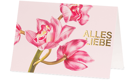 Grußkarte „Alles Liebe“